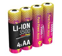 ANSMANN Pure Power - Batería Mignon AA Tipo 3500 (mín. 3250 mAh), con Gran Capacidad, Larga duración y tecnología de protección, Ideal para Dispositivos con Alto Consumo de energía