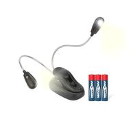 Philips Lighting Lampada da lettura con 2 lampadine, Nero, 25.5x4x4.5 cm
