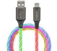 Ansmann USB-A/USB-C cable con LED Beleuchtung 100cm 1700-0158