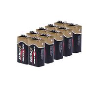 Ansmann X-Power Pila alcalina de 9 V (Pack de 10)
