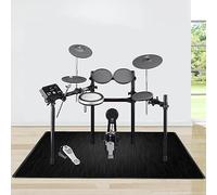 ANSNOW Alfombra para Batería, Alfombrilla para Batería, Alfombra Antideslizante Insonorizada, Kit de Batería de Jazz Electrónico Rectangular Profesional, para Caja de Bombo Y Otros Instrumentos Musi