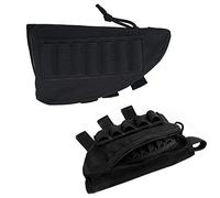 ANSNOW Bolsa para Descanso de Mejillas con Soporte para Culata de Escopeta Y Rifle Táctico/Negro