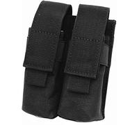 ANSNOW Bolsa Táctica para Cargador Doble Dea, Soporte Organizador Multiherramientas, Bolsa para Linterna, Bolsa Militar para Cargador de Munición Molle para Glock 1911 de 9 Mm/Negro