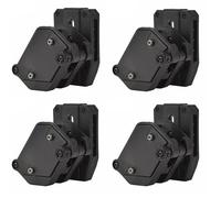 ANSNOW Funda Táctica Ipsc, Portacargador, Funda para Cargador de Competición de Velocidad Multiángulo, Portacargador Dea/Bk 4 Piezas