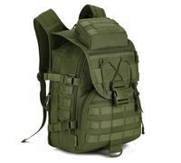 ANSNOW Mochila Táctica 40L, Mochila Militar Molle Rucksck Bolsa de Asalto Mochila para Hombres Mochilas para Herramientas para Acampar Senderismo Caminatas Pesadas Rucking Caza Trekking/Verde