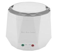 ANSNOW Olla Arrocera Portátil para Coche, Olla Arrocera Multifuncional para Camión, 24V, 140W, 1,6L, Color Blanco
