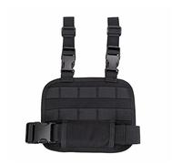 ANSNOW Plataforma Táctica Molle con Pernera Abatible Panel de Plataforma para Muslo para Funda de Cargador Accesorios de Caza/Bk/L
