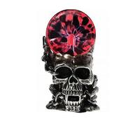 anso Lámpara de mesa con forma de calavera de plasma, bola mágica, decoración de dormitorio, luz de esfera de 10 cm