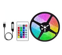 anso Tira de luces LED de 100 pies 50 pies para habitación, TV, PC, cinta de luz trasera, 5050 RGB, Bluetooth, APP USB (20 m/65.6 pies (4 * 5m/rollo) conjunto USB)