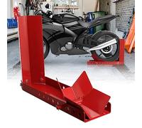 Ansobea Soporte para Rueda Delantera de Motocicleta, Balancín para Motocicleta,Soporte de Transporte de Motocicletas,Adecuado para Neumáticos de 8-24 Pulgadas（1 Unidad）, rojo