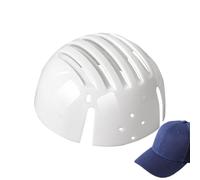 Anstoßkappen Einsatz - Baseballmütze Schutzeinsatz | Sicherheitskappen-Inlay | Atmungsaktive PE Schutzkappe Für Arbeitskappe, Leichter Kopfschutz Gegen Stöße, Schwarz Weiß Universalgröße
