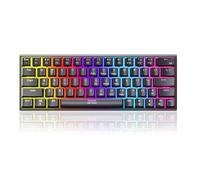 Ant Esports MK1200 Mini Wired Mechanical Gaming Keyboard with Red Switches | Compact 60% Form Factor | Premium Build Quality | Detachable USB-C Cable | Customizable LED Modes