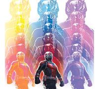 Ant-Man Impresiones en Lienzo retráctiles de 40 x 40 cm, Poliéster, Multicolor