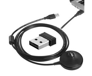 ANT+ Receptor para ciclismo - ANT DONGLE USB, adaptador de datos de conexión | Conexión de señal para bicicleta interior, kit de integración del entrenador de fitness, conector de entrenamiento p