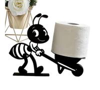 Ant Toilet Roll Holder, Novelty 3D Printed Stand, No Drill Tissue Dispenser with Compact Build, Bathroom Utility with Creative Style, Home Accessory, Restroom Supply for Farmhouse Hotel RV Camper