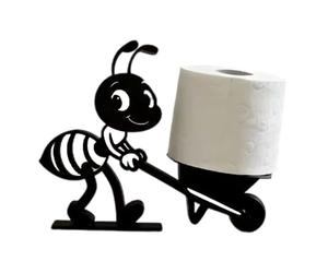 Ant Toilet Roll Paper Holder, Novelty No Drill 3D Printed Tissue Dispenser, Decorative Bathroom Paper Organizer For Restroom Farmhouse Office Bar Restaurant Hotel RV Camper Gift and Home Decor Use