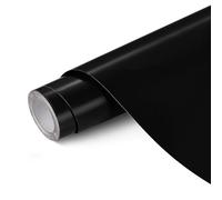 ANT - Vinilo adhesivo permanente para manualidades, color negro mate, 12 pulgadas x 30 pies, para proyectos de bricolaje, calcomanías, calcomanías, todo tipo de clima, a prueba de decoloración, uso en