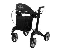 Antar Carbon Rollator AT51137 Rollator 2 Ruedas Negro Plegable Ajustable