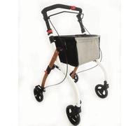 Antar Rollator Interior 2 Ruedas Con Bandeja, Bolsa Y Aspecto Madera