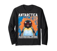 Antarctica Continent Bird Animal Penguin Travel Souvenir Manga Larga