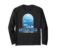 Antarctica I've Been There Antarctica Flag Travel Hombres Mujeres Manga Larga
