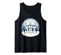 Antártida Pájaro Navidad Natación Colonia Océano Aves Marinas Camiseta sin Mangas