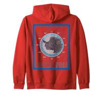Antártida Polo Sur Expedición Glaciar Isobar Wheather Mapa Sudadera con Capucha