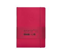 Antartik Cuaderno con gomilla notes tapa blanda A5 hojas cuadricula burdeos 80 hojas 80 gr fsc.