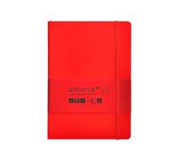 Antartik CUADERNO CON GOMILLA NOTES TAPA BLANDA A5 HOJAS CUADRICULA ROJO 80 HOJAS 80 GR FSC