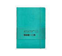 Antartik CUADERNO CON GOMILLA NOTES TAPA BLANDA A5 HOJAS CUADRICULA TURQUESA 80 HOJAS 80 GR FSC