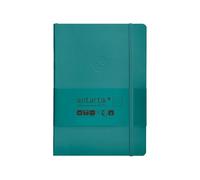 Antartik CUADERNO CON GOMILLA NOTES TAPA BLANDA A5 HOJAS LISAS VERDE AGUAMARINA 80 HOJAS 80 GR FSC