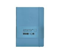 Antartik CUADERNO CON GOMILLA NOTES TAPA BLANDA A5 HOJAS PUNTOS AZUL CLARO 80 HOJAS 80 GR FSC
