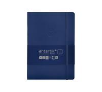 Antartik CUADERNO CON GOMILLA NOTES TAPA BLANDA A5 HOJAS PUNTOS AZUL MARINO 80 HOJAS 80 GR FSC