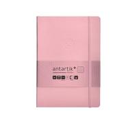 Antartik Cuaderno con gomilla notes tapa blanda a5 hojas rayas rosa pastel 80 hojas 80 gr fsc.