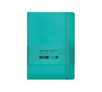 Antartik CUADERNO CON GOMILLA NOTES TAPA BLANDA A5 HOJAS RAYAS TURQUESA 80 HOJAS 80 GR FSC