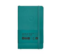 Antartik CUADERNO CON GOMILLA NOTES TAPA BLANDA A6 CUADRICULA VERDE AGUAMARINA 100 HOJAS 80 GR FSC