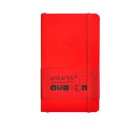Antartik CUADERNO CON GOMILLA NOTES TAPA BLANDA A6 HOJAS LISAS ROJO 100 HOJAS 80 GR FSC