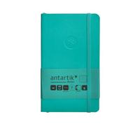 Antartik CUADERNO CON GOMILLA NOTES TAPA BLANDA A6 RAYAS TURQUESA 100 HOJAS 80 GR FSC