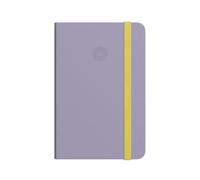 Antartik CUADERNO CON GOMILLA NOTES TAPA DURA A4 HOJAS PUNTOS MORADO Y AMARILLO 100 HOJAS 80 GR FSC