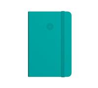 Antartik CUADERNO CON GOMILLA NOTES TAPA DURA A4 HOJAS PUNTOS TURQUESA 100 HOJAS 80 GR FSC