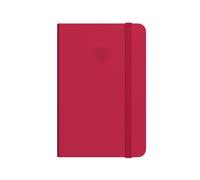 Antartik CUADERNO CON GOMILLA NOTES TAPA DURA A4 HOJAS RAYAS ROJO 100 HOJAS 80 GR FSC