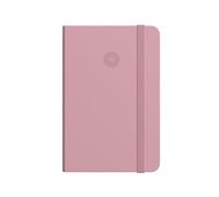 Antartik CUADERNO CON GOMILLA NOTES TAPA DURA A4 HOJAS RAYAS ROSA PASTEL 100 HOJAS 80 GR FSC