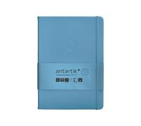 Antartik CUADERNO CON GOMILLA NOTES TAPA DURA A5 HOJAS CUADRICULA AZUL CLARO 100 HOJAS 80 GR FSC