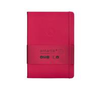 Antartik CUADERNO CON GOMILLA NOTES TAPA DURA A5 HOJAS CUADRICULA BURDEOS 100 HOJAS 80 GR FSC