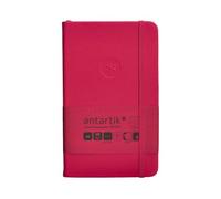 Antartik CUADERNO CON GOMILLA NOTES TAPA DURA A6 HOJAS RAYAS BURDEOS 100 HOJAS 80 GR FSC