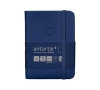 Antartik CUADERNO CON GOMILLA NOTES TAPA DURA A7 HOJAS LISAS AZUL MARINO 80 HOJAS 80 GR FSC