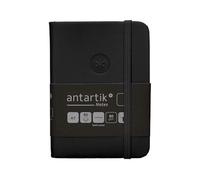 Antartik CUADERNO CON GOMILLA NOTES TAPA DURA A7 HOJAS LISAS NEGRO 80 HOJAS 80 GR FSC