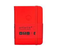 Antartik CUADERNO CON GOMILLA NOTES TAPA DURA A7 HOJAS LISAS ROJO 80 HOJAS 80 GR FSC