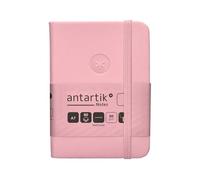 Antartik CUADERNO CON GOMILLA NOTES TAPA DURA A7 HOJAS LISAS ROSA PASTEL 80 HOJAS 80 GR FSC