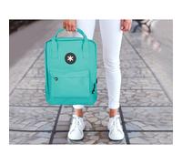 CARTERA ESCOLAR ANTARTIK MOCHILA 2 ASAS Y BOLSILLOS EXTERIORES MENTA 270X120X380 CM